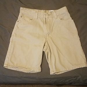 LEVI STRAUSS 550 Relaxed Fit Shorts Jeans Tan